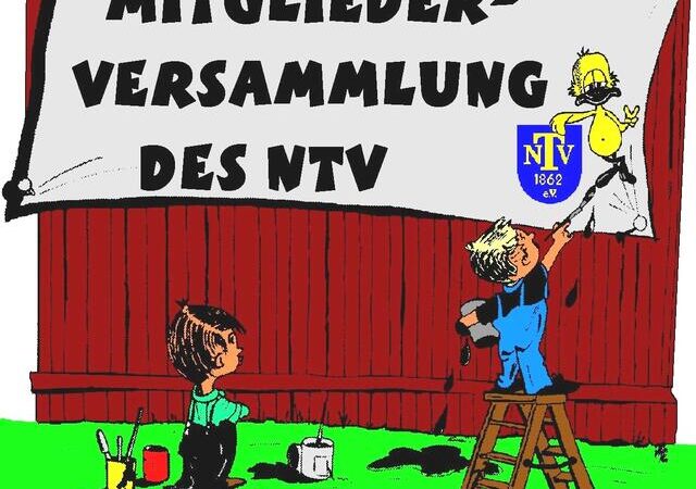 EINLADUNG ZUR NTV-MITGLIEDERVERSAMMLUNG