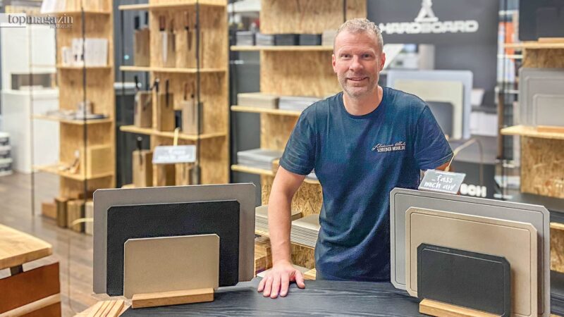 Frankfurter Schreinerei präsentiert innovatives Hardboard