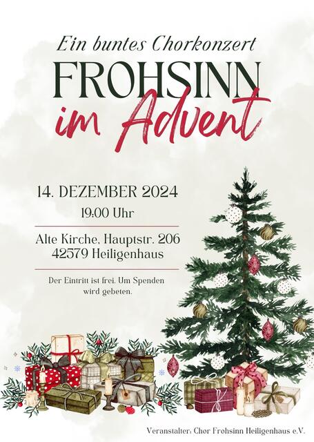 Frohsinn im Advent