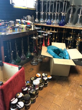 HZA-K: Zoll kontrolliert Shisha-Bars in Bonn und wird überall fündig / mehr als 150 Kilogramm unversteuerten Wasserpfeifentabak sichergestellt