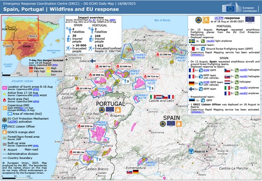 FW-BN: 1. Folgemeldung Feuerwehren aus Bonn, Düsseldorf, Leverkusen, Königswinter und Ratingen auf dem Weg zu Waldbrandeinsatz in Spanien