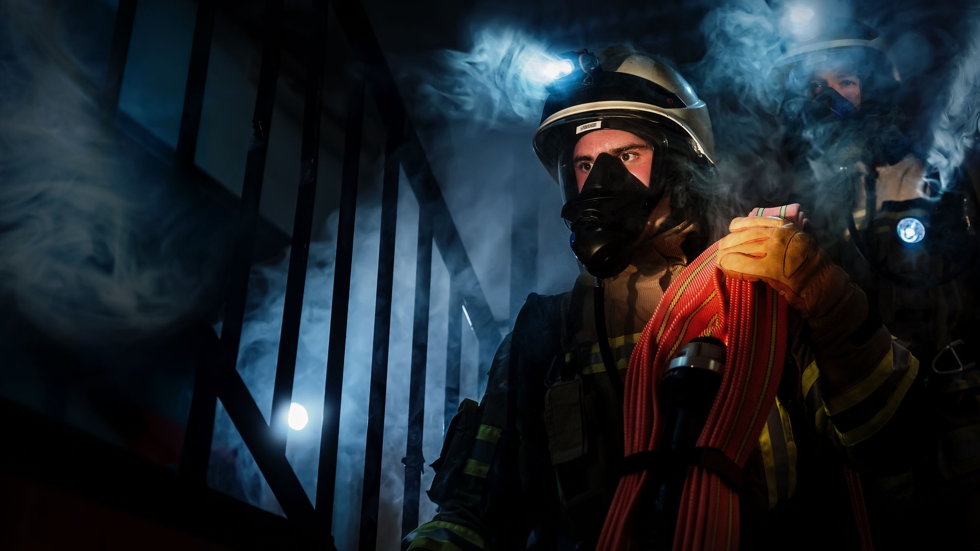 Im Einsatz mit der Heidelberger Feuerwehr