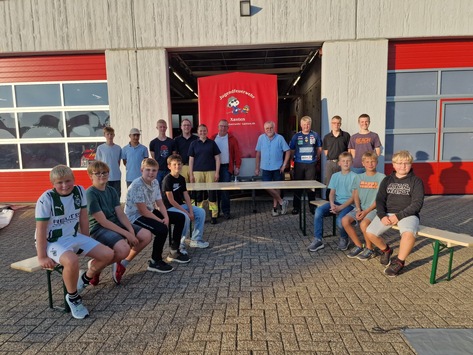 FW Xanten: Förderverein unterstützt die Jugendfeuerwehr Xanten