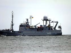 Angriff mit Seedrohne: Russland will ukrainisches Kriegsschiff versenkt haben