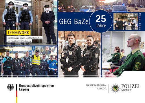 BPOLI L: Einladung zum Medientermin: Gemeinsam für die Sicherheit im und um den Leipziger Hauptbahnhof – die Gemeinsame Einsatzgruppe „Bahnhof-Zentrum“ (GEG BaZe) feiert 25-jähriges Jubiläum