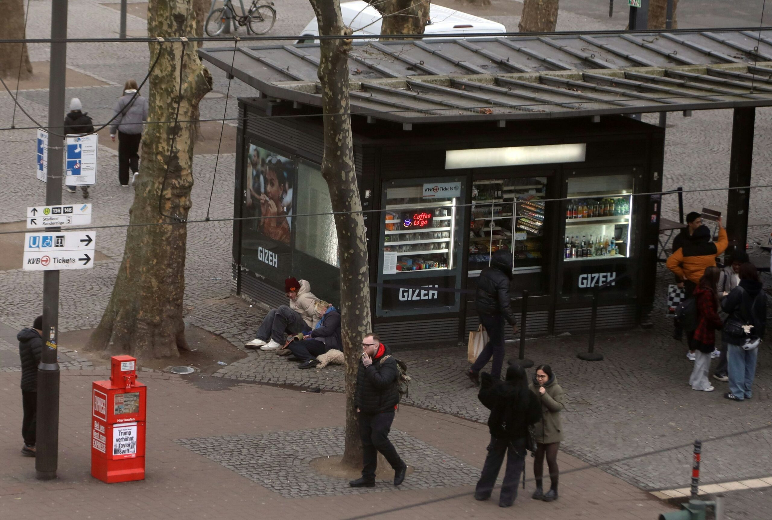Pläne der Stadt: Kiosk auf dem Neumarkt in Köln wird Anlaufstelle für Sicherheitskräfte