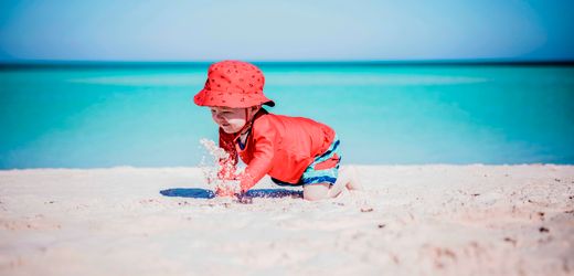Hitze: Wie Sie Babys und Kleinkinder vor der Sonne schützen