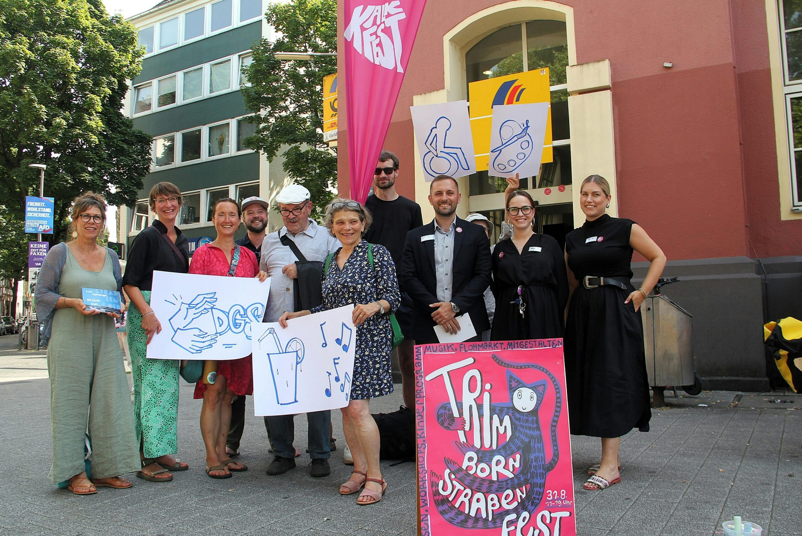 Ein Stadtteil – drei Partys: KalkFest, StraßenGold und Trimborn-Straßenfest an einem Wochenende
