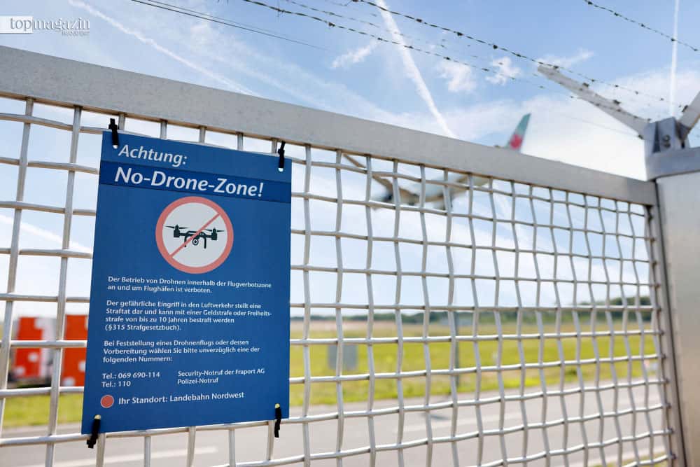 No-Fly-Zone: Hohe Strafen für Drohnen am Frankfurter Flughafen