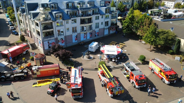 FW Mechernich: Feuerwehr Stadt Mechernich präsentiert sich auf dem Brunnenfest