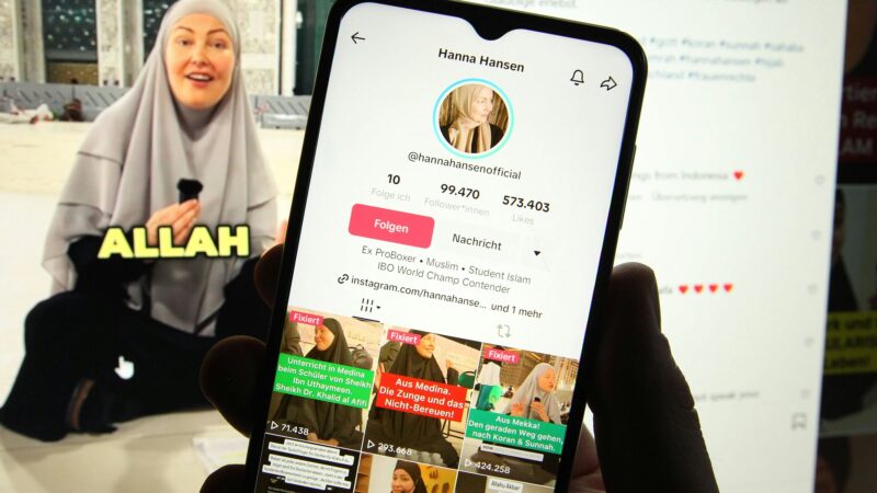 Islamistische Influencerin: Wie ein Kölner Ex-Model bei Tiktok für die Scharia wirbt
