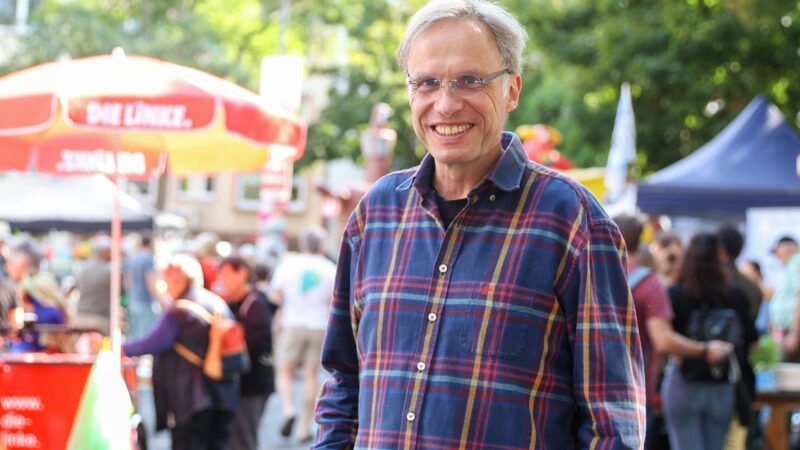 OB-Kandidat der Linken: Heiner Kockerbeck wirbt für mehr soziale Gerechtigkeit