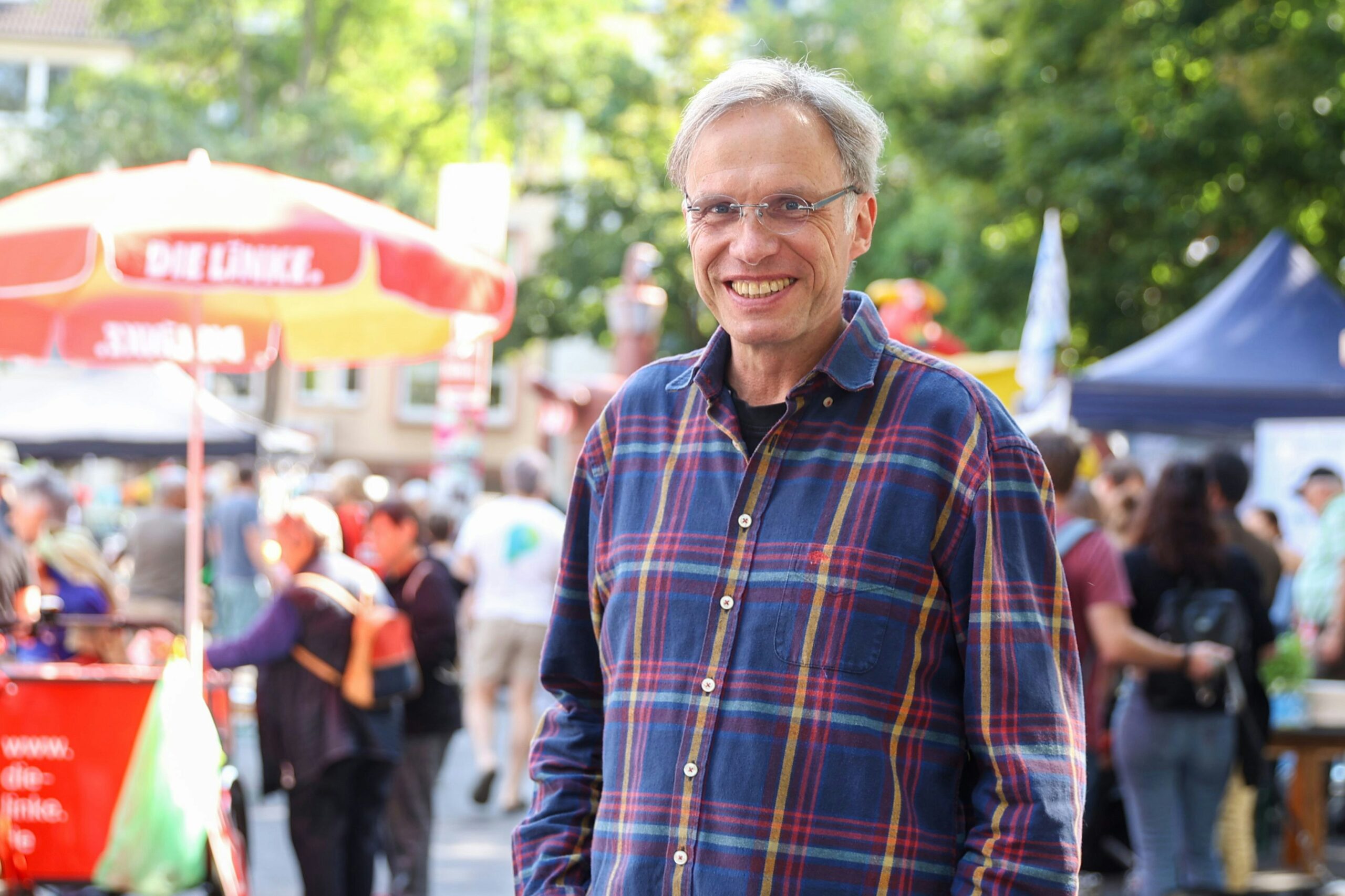 OB-Kandidat der Linken: Heiner Kockerbeck wirbt für mehr soziale Gerechtigkeit