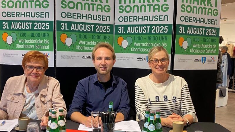 Veranstalter melden große Resonanz für den Marktsonntag in Oberhausen