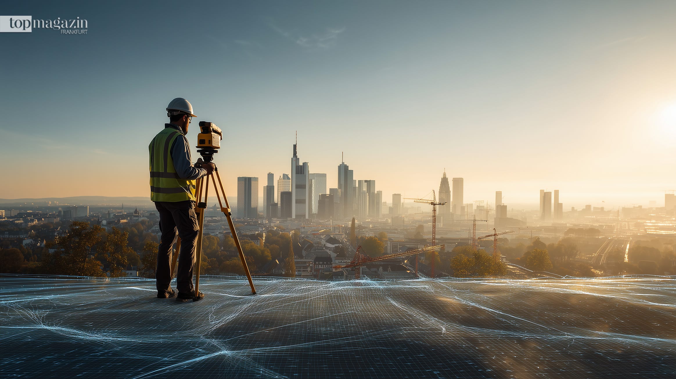 Immobilienentwicklung im Rhein-Main-Gebiet beginnt mit präziser Vermessung