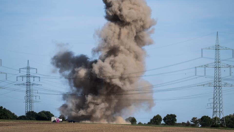 Weltkriegsbombe im Norden von Frankfurt gesprengt