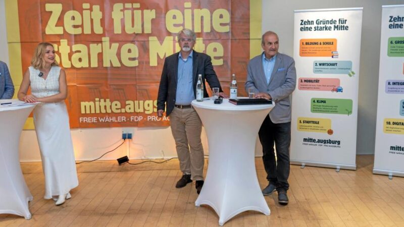„Hohes Maß an Unprofessionalität“: Ist das neue Bündnis mitte.augsburg schon am Ende?