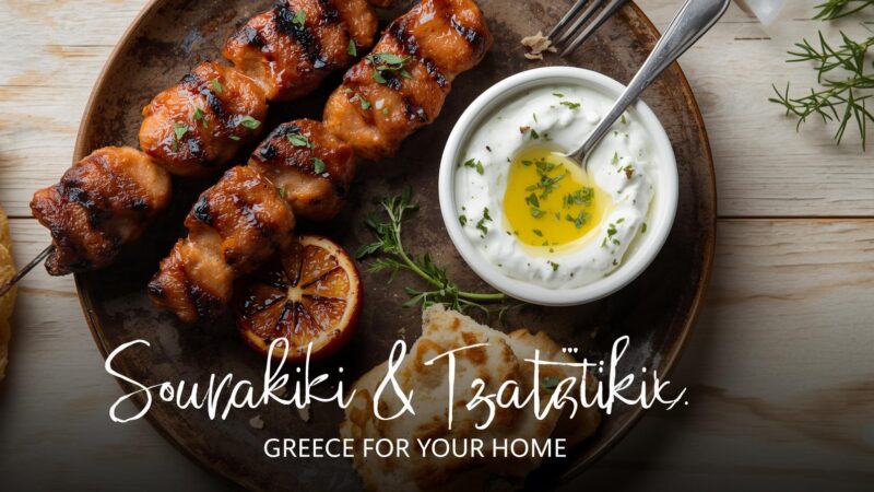 Souvlaki mit Tzatziki – Der Geschmack der griechischen Taverne