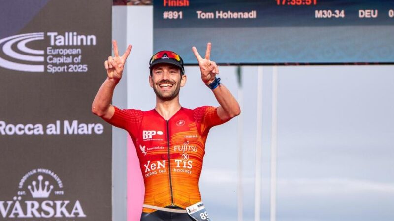 Tom Hohenadl triumphiert beim Estland-Ironman