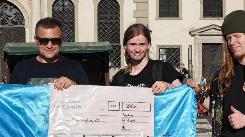 Augsburger Festival hilft Slata gesund zu werden