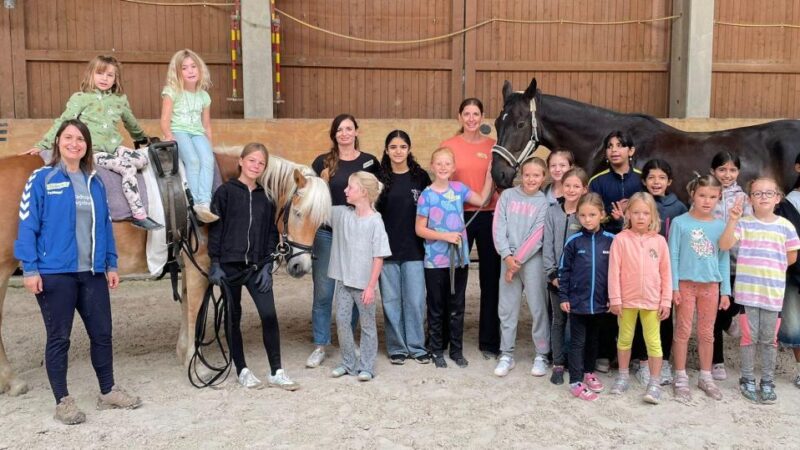 Drei Tage rund uns Pferd: Ferienprogramm für Kinder mit und ohne Fluchthintergrund