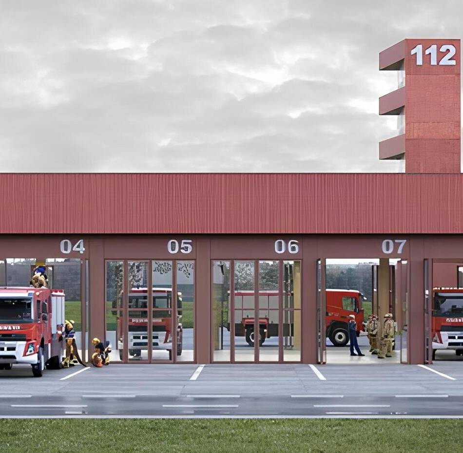 Altes Gebäude ist marode: Die Pläne für die neue Feuerwache in Weeze