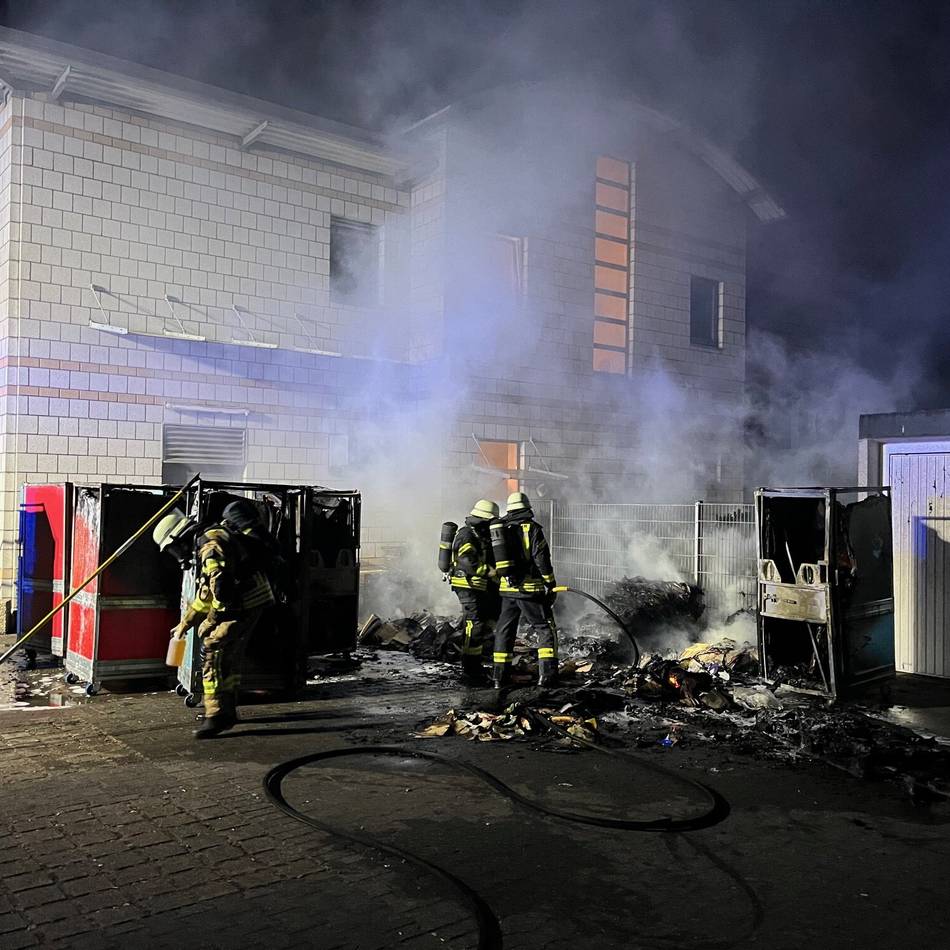 Tatverdächtiger gefasst: Drei Feuer in einer Nacht – Fahndung erfolgreich