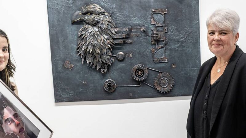 Ausstellung „Kreative Welten“ in Kaarst: Mutter-Tochter-Premiere in der Galerie Wertheim