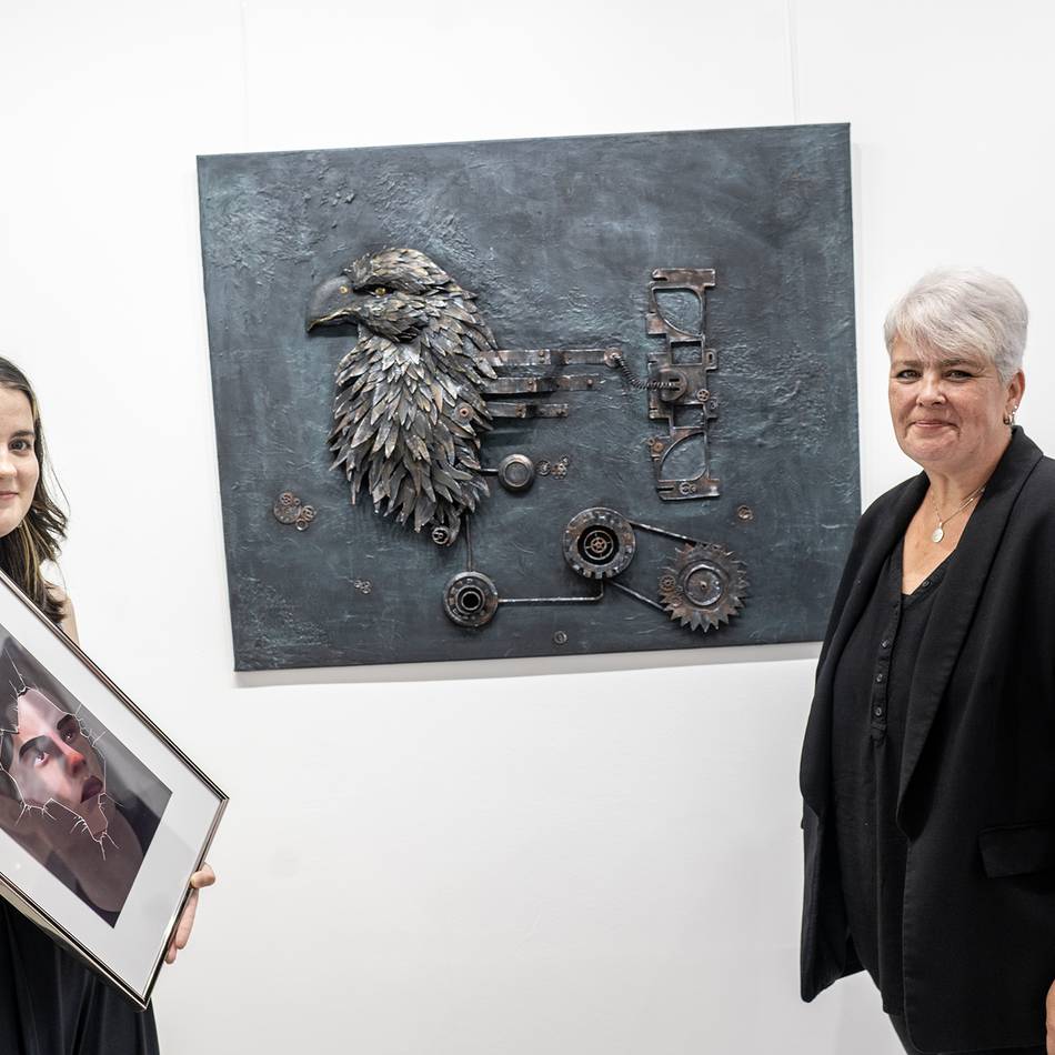 Ausstellung „Kreative Welten“ in Kaarst: Mutter-Tochter-Premiere in der Galerie Wertheim