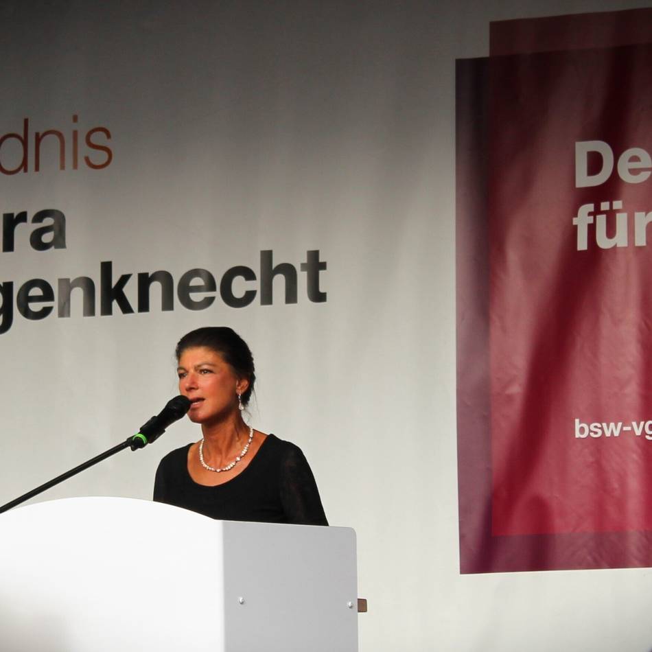 Auftritt vor der Kommunalwahl: Sahra Wagenknecht fängt die Wut der Duisburger ein