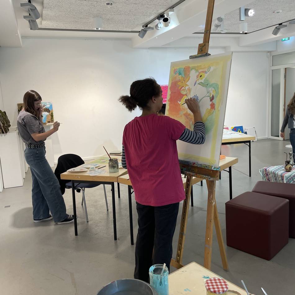 In Langenfeld: Im Kunstverein werden Kinder zu Künstlern