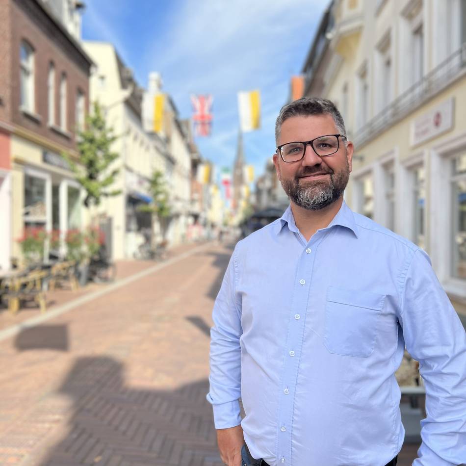 Wirtschaft in der Wallfahrtsstadt: Die Stadt Kevelaer hat einen neuen Citymanager