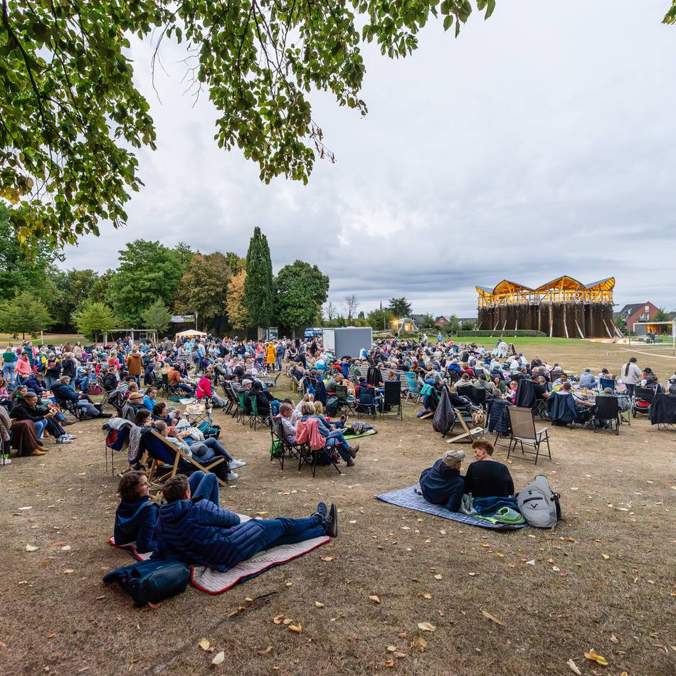 Drei Wochen Programm im Solegarten: Die Atempause bot von Yoga über Kino zahlreiche Angebote