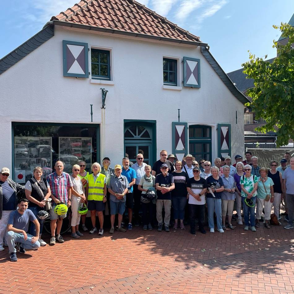 Organsiert vom Arbeitskreis Weezer Heimatgeschichte: So war die historische Radtour in Weeze