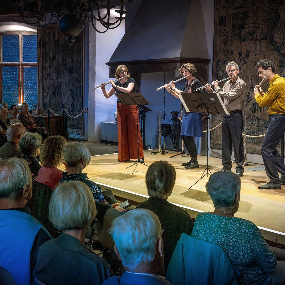 Serenadenkonzert auf Burg Linn: So schön „VerQuer“