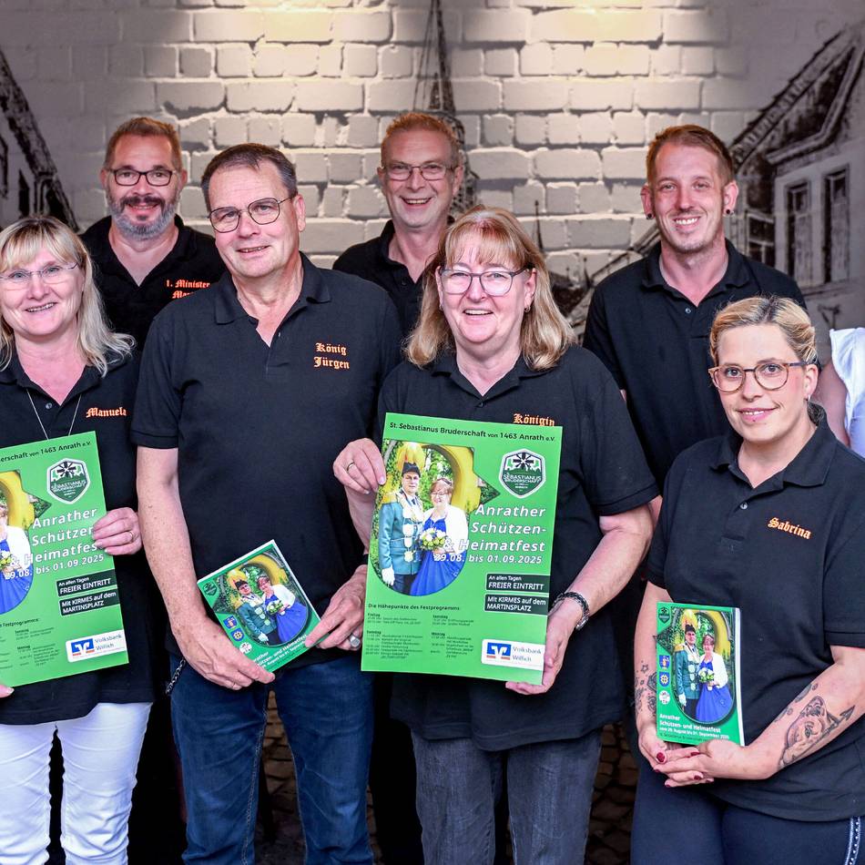Start ist am 29. August: Anrather Sebastianer feiern ihr Schützenfest