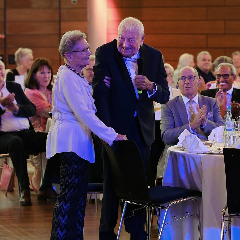 Ratinger Unikum: So feierte Erich von Gersum ganz groß seinen 95. Geburtstag
