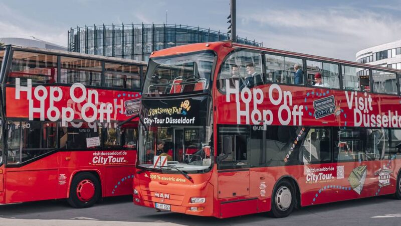 Nachhaltiger Tourismus: Das sind die neuen Elektro-Cabrio-Busse in Düsseldorf