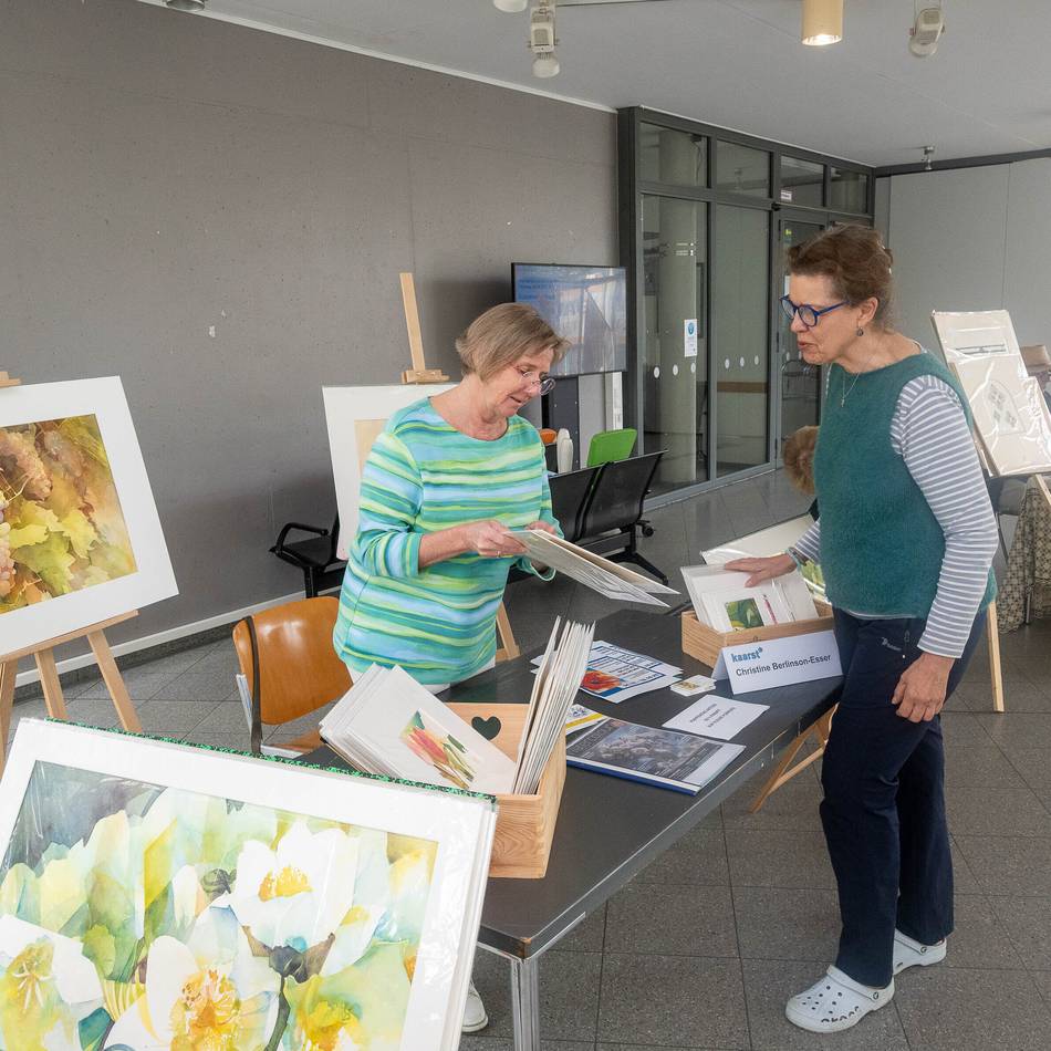 Mappentag in der Rathausgalerie: „Wir werden den Kaarster Stern künstlerisch gestalten“