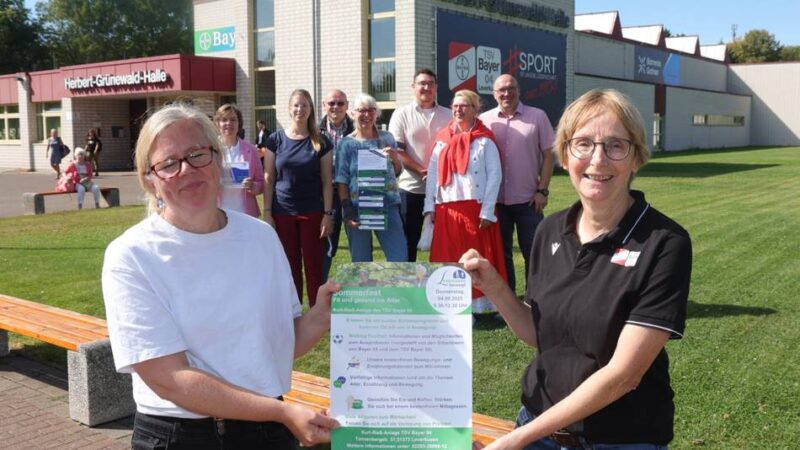 „Leverkusen bewegt“ lädt zum Sommerfest: „Walking Football“ spielen mit den Silberlöwen