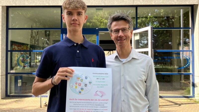 Kommunalwahl am 14. September: Erkelenzer Schule entwickelt eigenen Wahl-O-Mat für Kreis Heinsberg