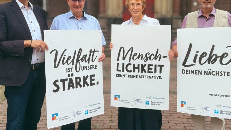 Neukirchener Erzeihungsverein: Zeichen setzen für Vielfalt und Menschlichkeit