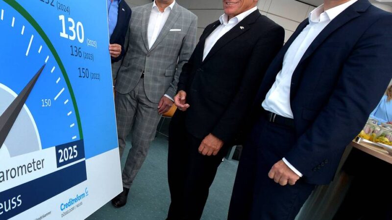 „Mittelstandsbarometer“ für den Rhein-Kreis Neuss: „Es sieht alles nicht ganz so toll aus“