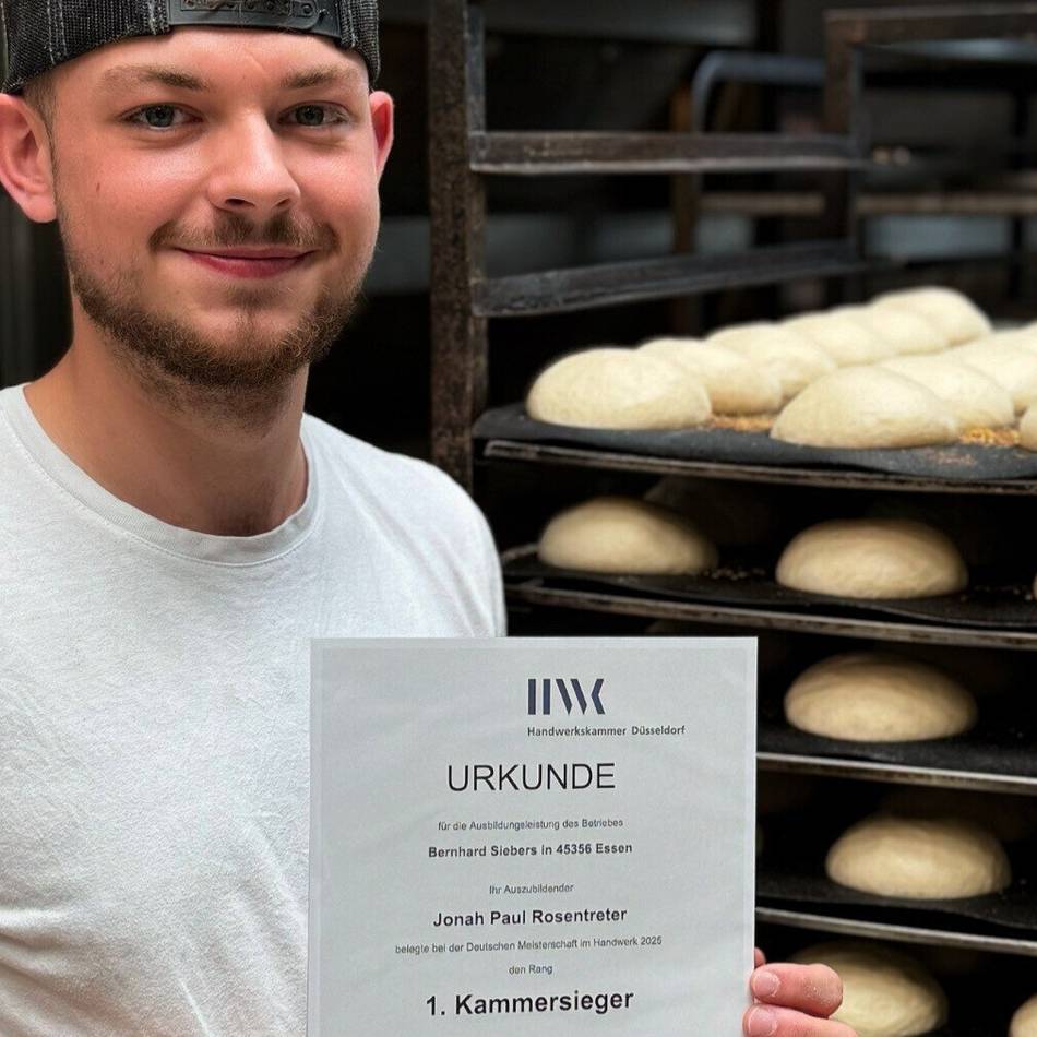 Traditionsbäckerei in Sonsbeck: Doppel-Auszeichnung für Tebart-Spross