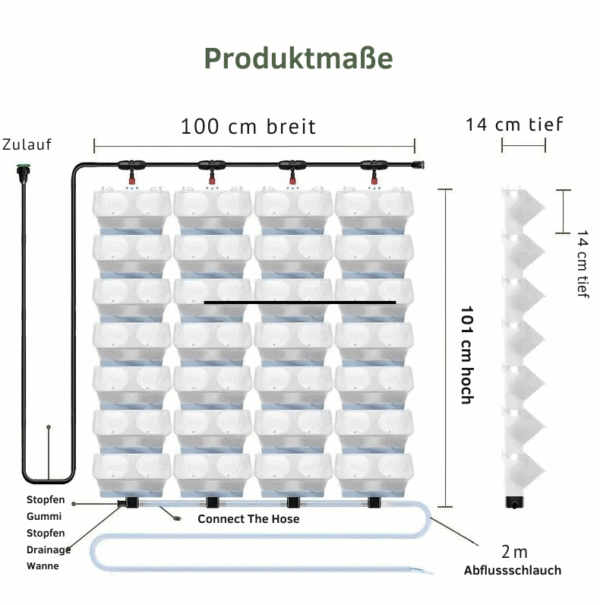 Das 1m² Vertikal-Garten-Set: Frische Wand für Dein Zuhause – Bild 9