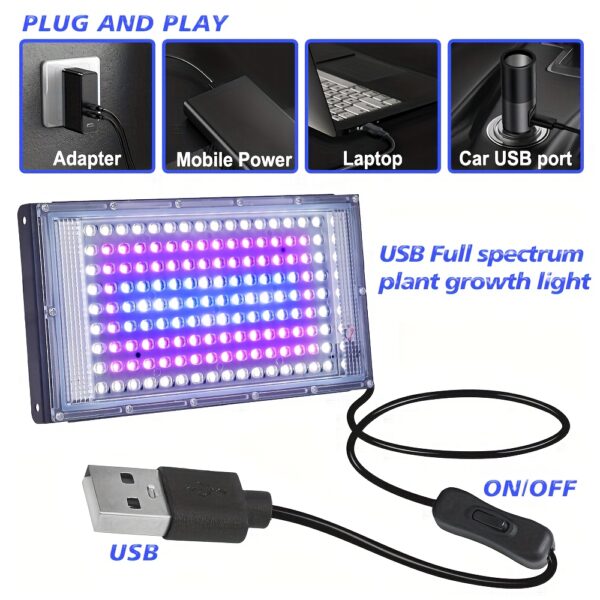 LED Pflanzenlampe mit Stativ – Bild 8