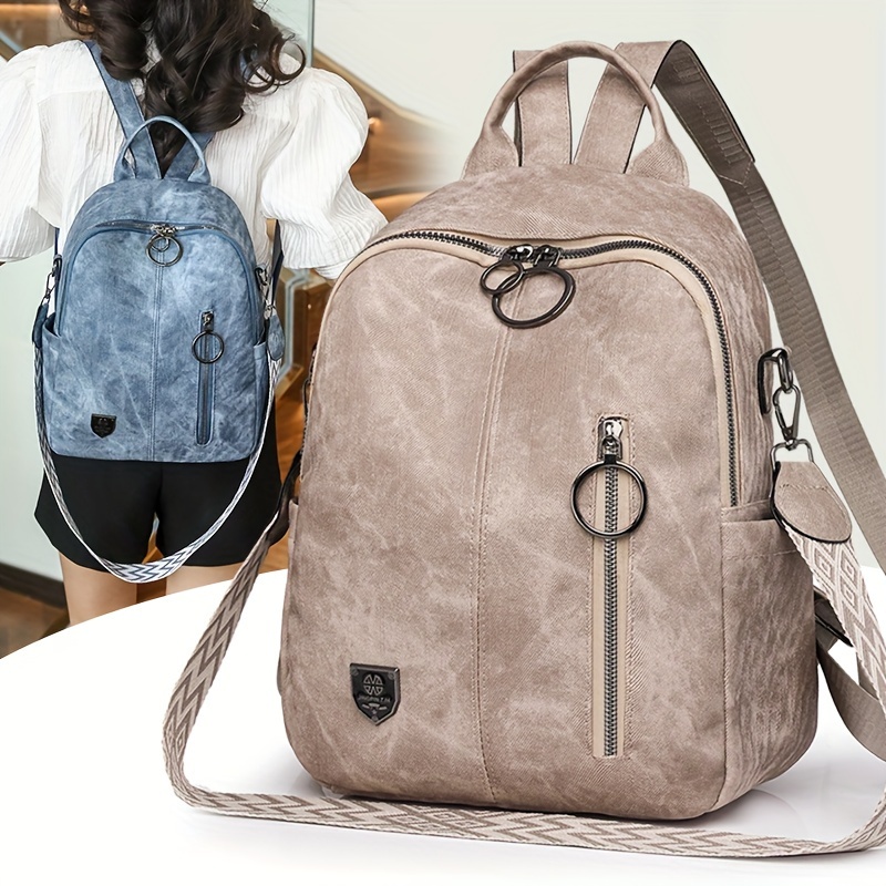 Kompakter Damen-Rucksack aus Kunstleder – Klein, Leicht & Vielseitig