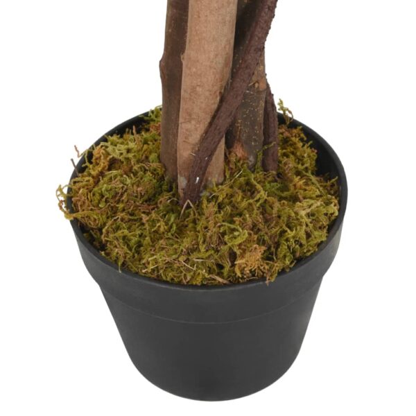 Künstlicher Blauregen-Baum (180 cm) – mit weißen Blüten, im Topf – Bild 4