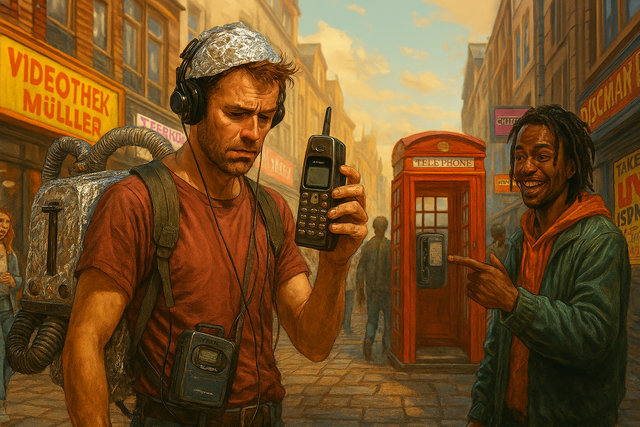 Die Zeitreise-Panne – In einer Welt ohne Smartphones