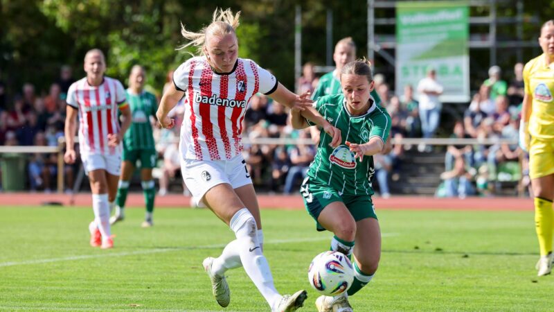 Frauen des SC Freiburg verpassen Auftakterfolg bei Kapllani-Premiere